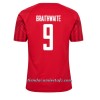 Camiseta de fútbol Dinamarca Martin Braithwaite 9 Primera Equipación Mundial 2022 - Hombre